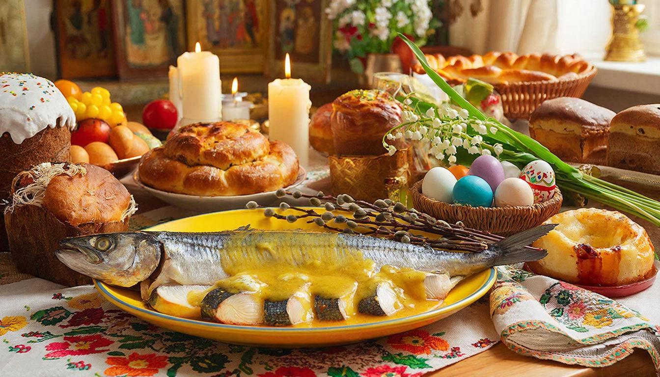 Запечённая скумбрия