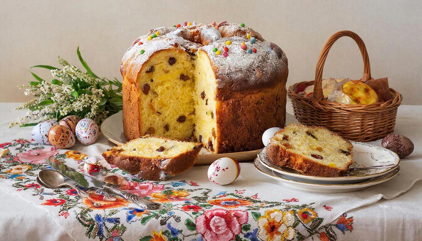 Кулич на сметане