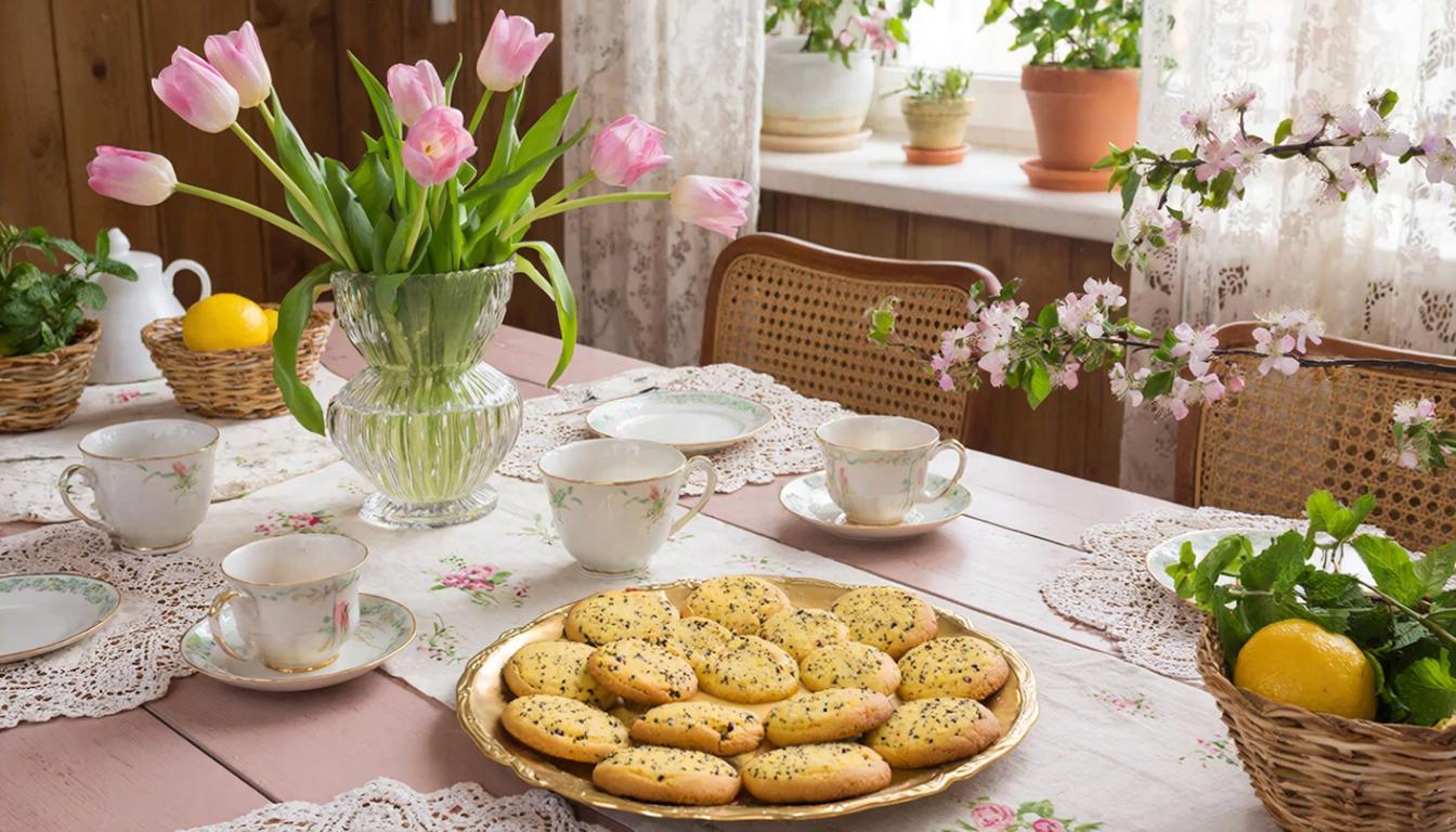 Лимонное печенье с маком