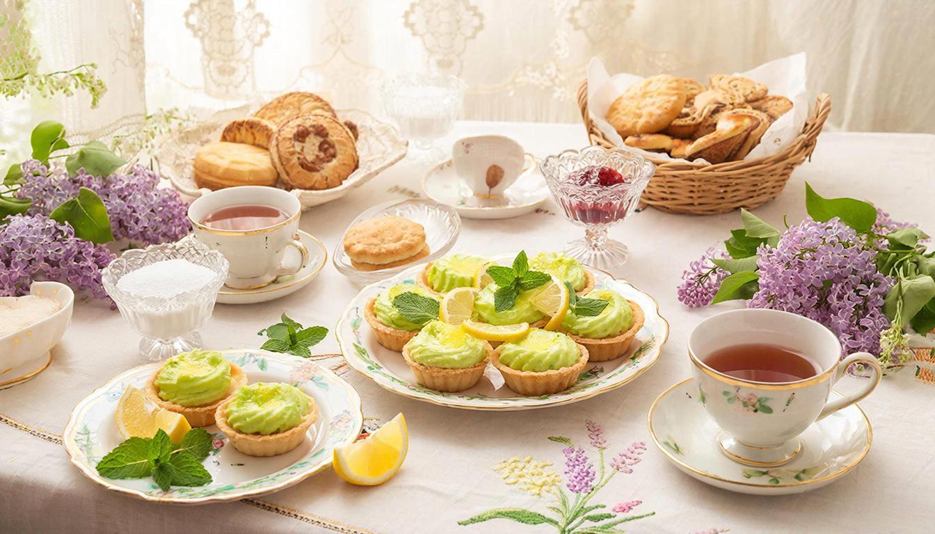 Тарталетки с лимонным курдом